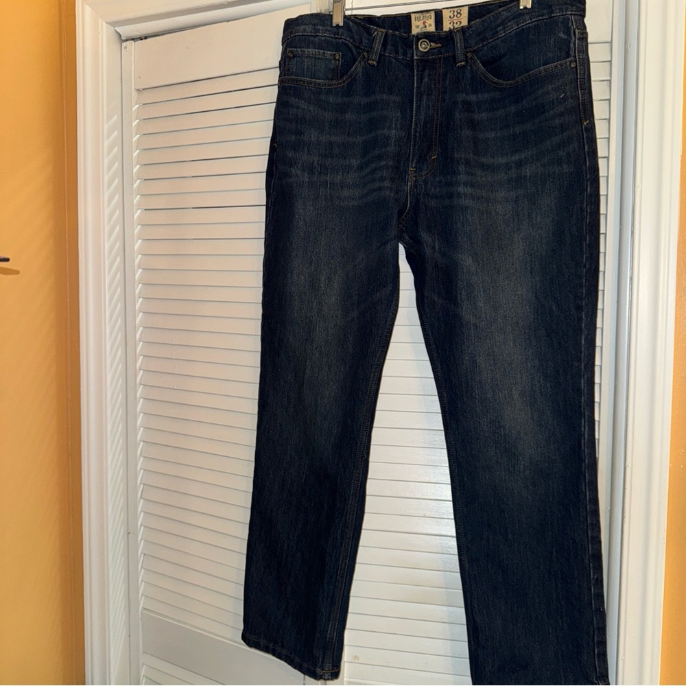 RedHead Men's Deep Indigo Straight Jeans